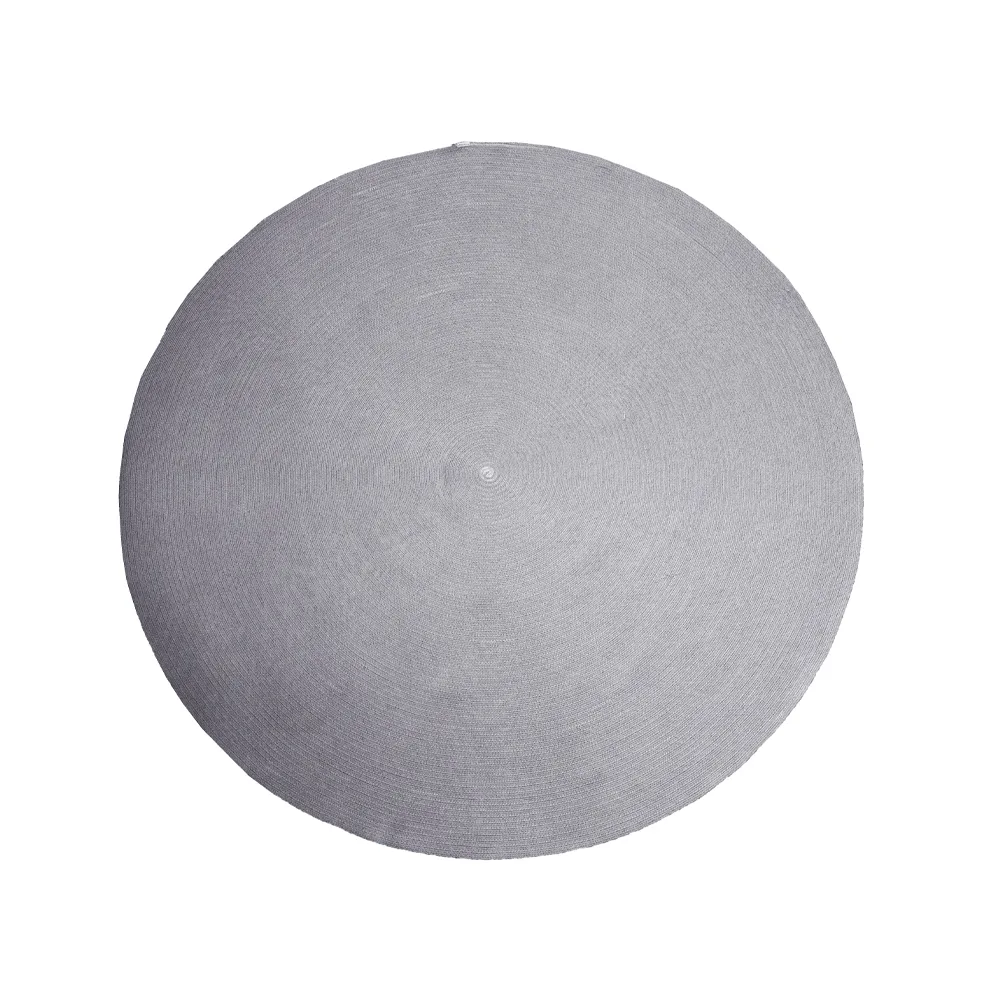 Cane-line Circle rug round Light grey, o200cm | Scandinavian Design | Plastic rugs | Grey