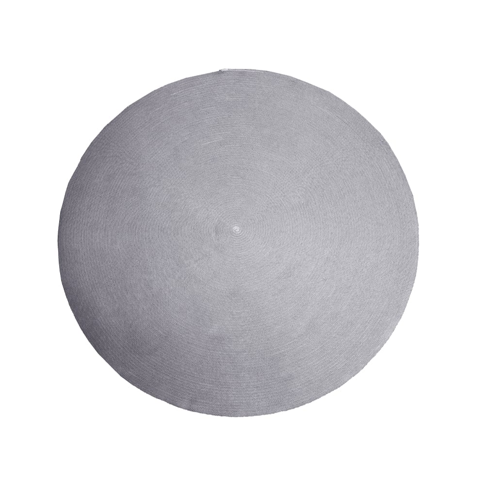 Cane-line Circle rug round Light grey, o200cm | Scandinavian Design | Plastic rugs | Grey