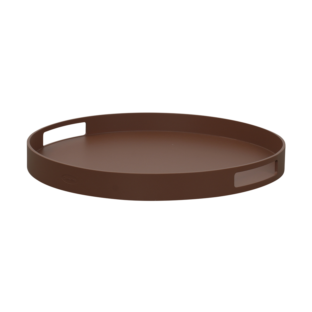 Cane-line Club tray o44 cm Desert red | Scandinavian Design | Trays | Red