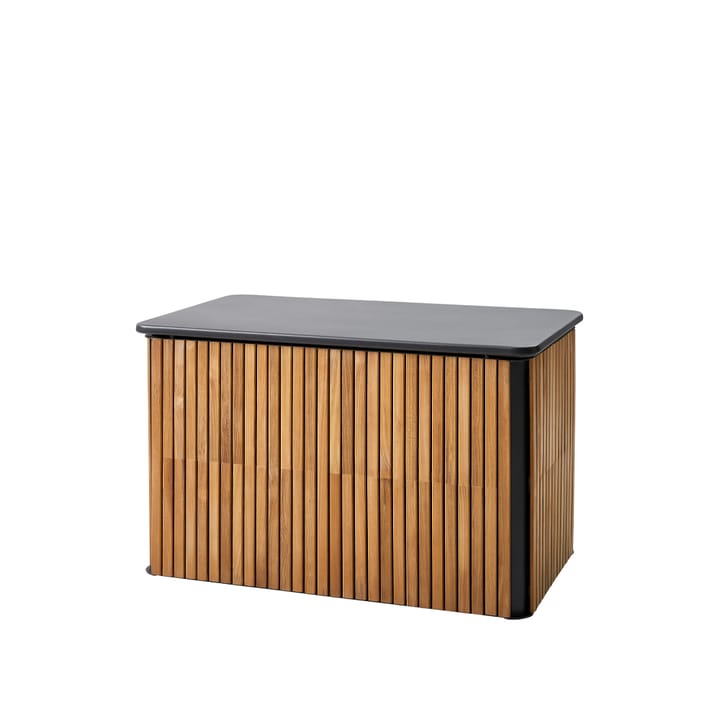 Combine cushion box - Teak, lava grey, small - Cane-line