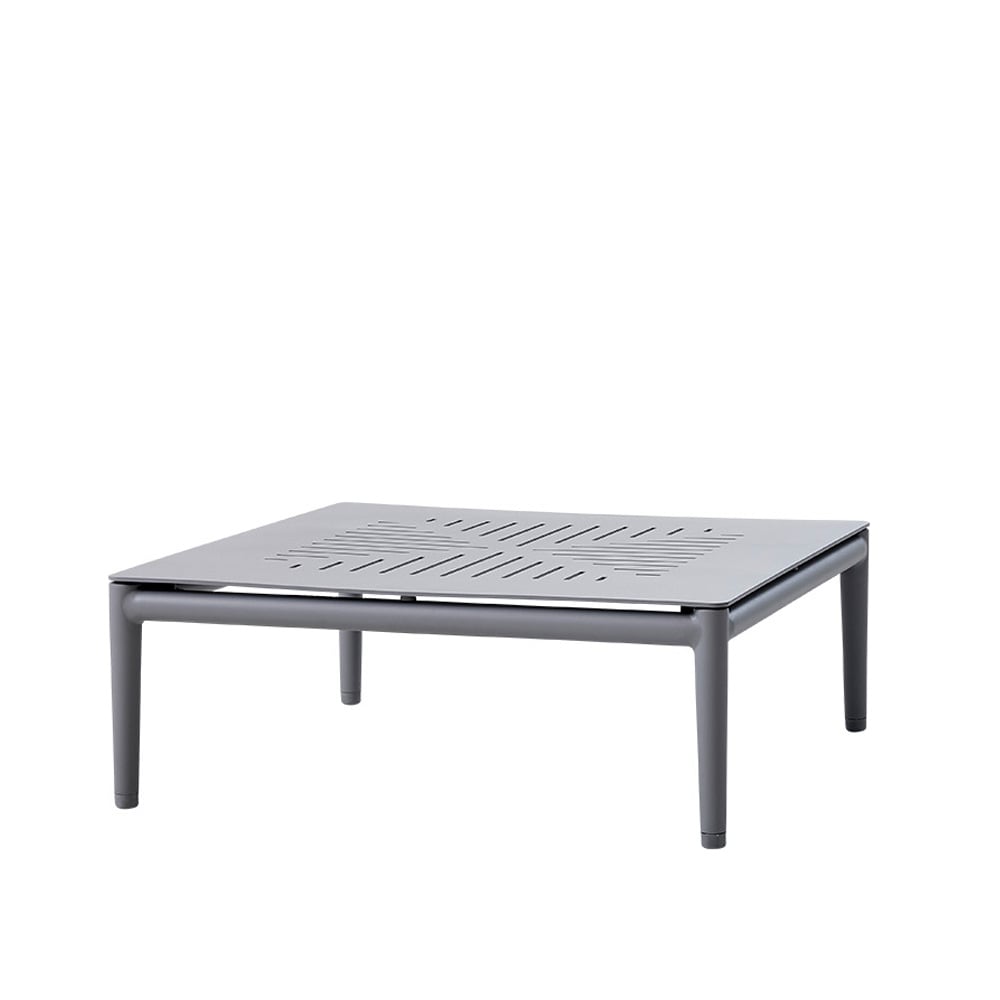 Cane-line Conic coffee table Light grey | Scandinavian Design | Garden tables | Grey