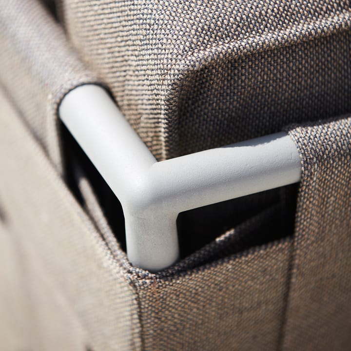Conic modular sofa, Cane-Line airtouch light grey-single-incl. cushions Cane-line