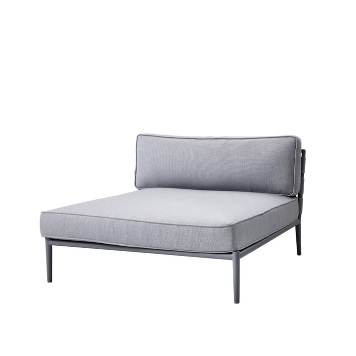 Conic modular sofa - Light grey daybed incl. cushions - Cane-line
