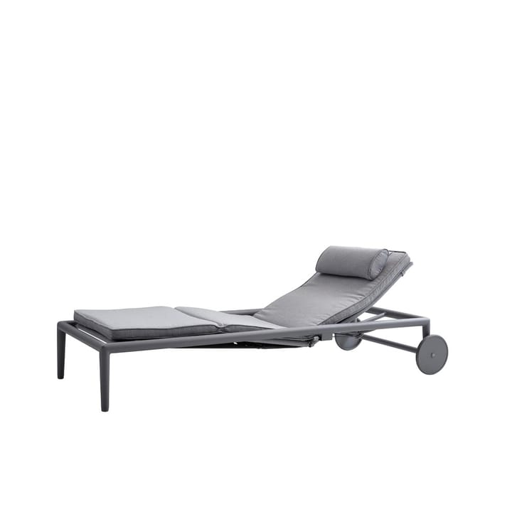 Conic sun lounger - Light grey - Cane-line