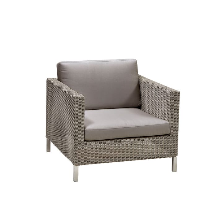 Connect armchair weave - Taupe, cushion set Cane-Line Natté taupe - Cane-line