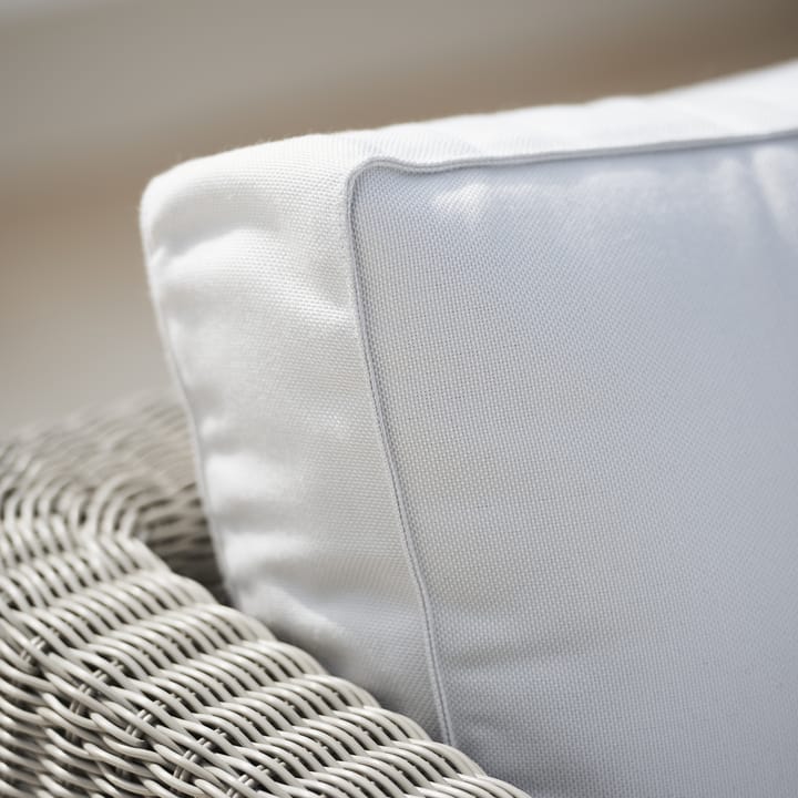 Connect corner section - Taupe, corner section, white cushions - Cane-line