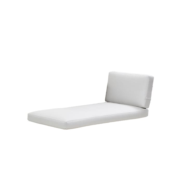 Connect cushion set chaise lounge module - Cane-Line Natté white - Cane-line