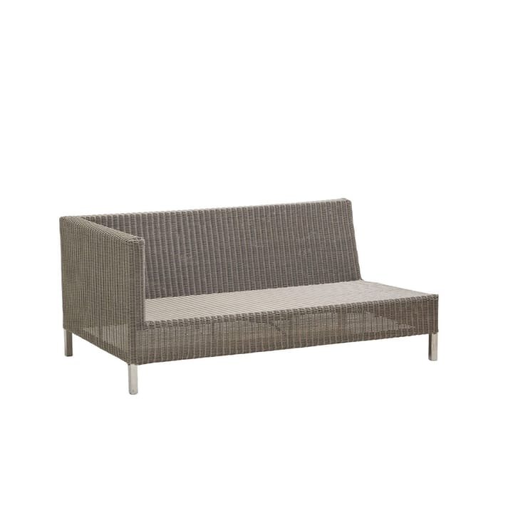 Connect modular sofa - 2-seater taupe, right - Cane-line