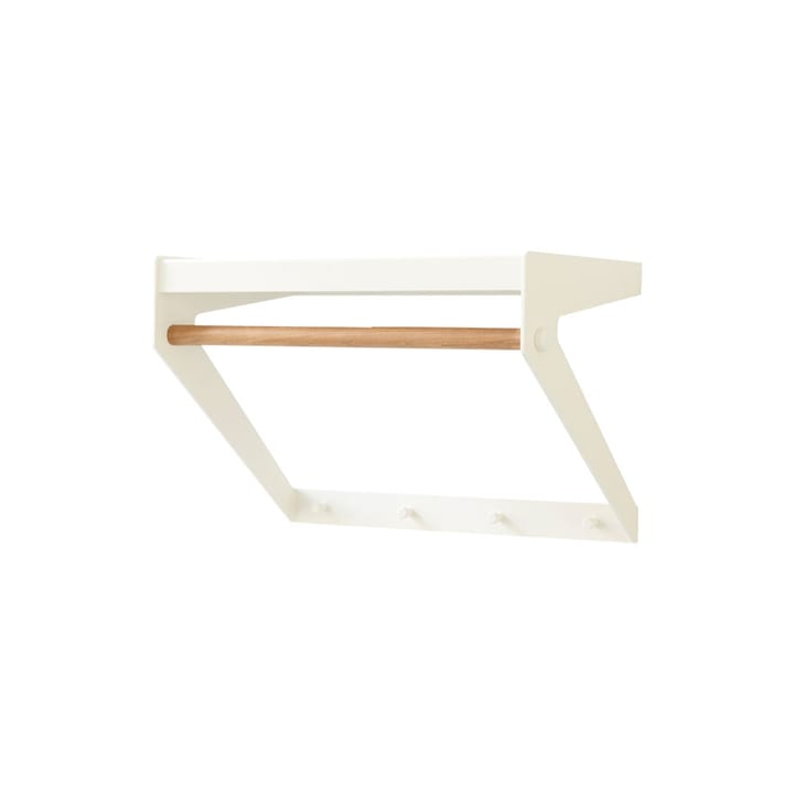 Copenhagen City hat rack - White, teak - Cane-line