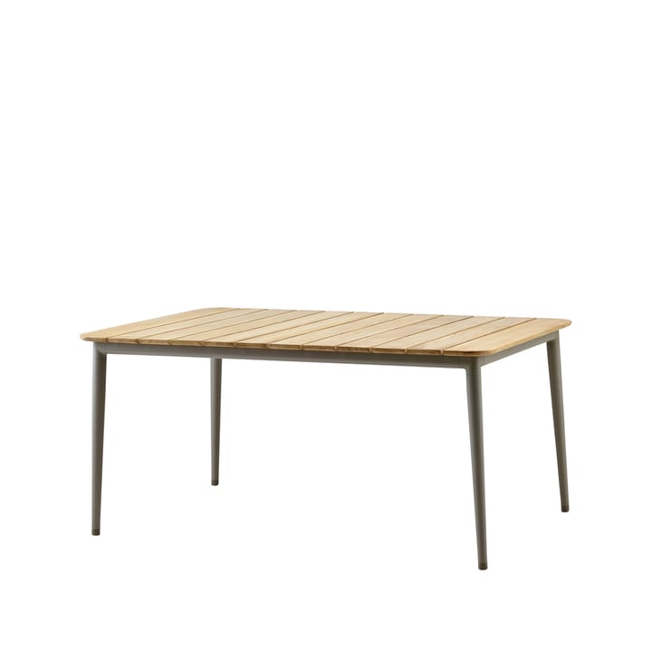 Core dining table teak 160x100x74 cm - Taupe tripod - Cane-line