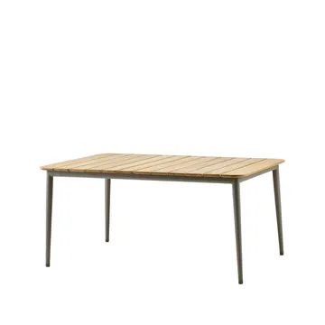 Core dining table teak 160x90x74 cm - Taupe tripod - Cane-line