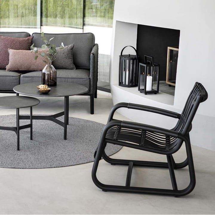 Curve armchair, Lava grey Cane-line