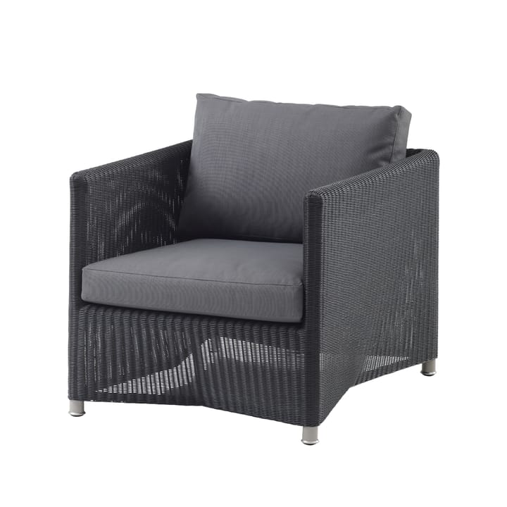 Diamond lounge chair weave - Cane-Line Natté graphite - Cane-line