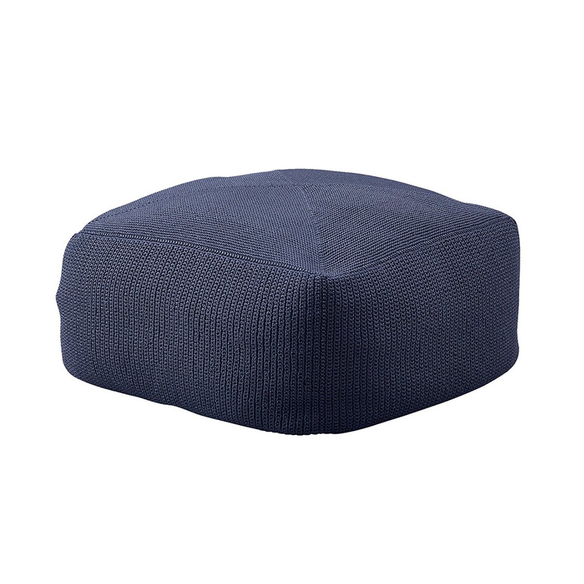 Cane-line Divine pouf Midnight blue | Scandinavian Design | Blue