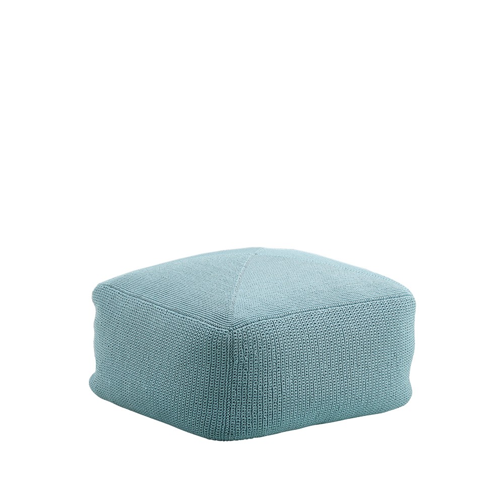 Cane-line Divine pouf Turquoise | Scandinavian Design | Turquoise