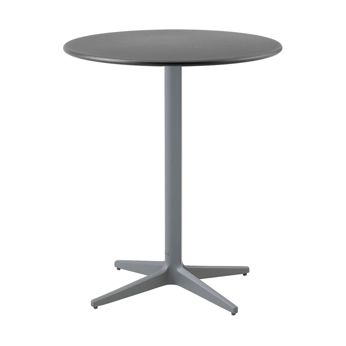 Cane-line Drop coffee table o60 cm Lava grey-light grey