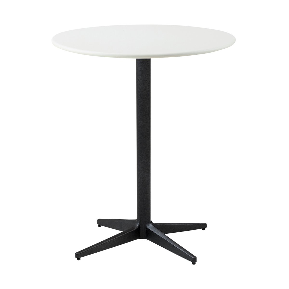 Cane-line Drop coffee table o60 cm White-lava grey | Scandinavian Design | Garden tables | White