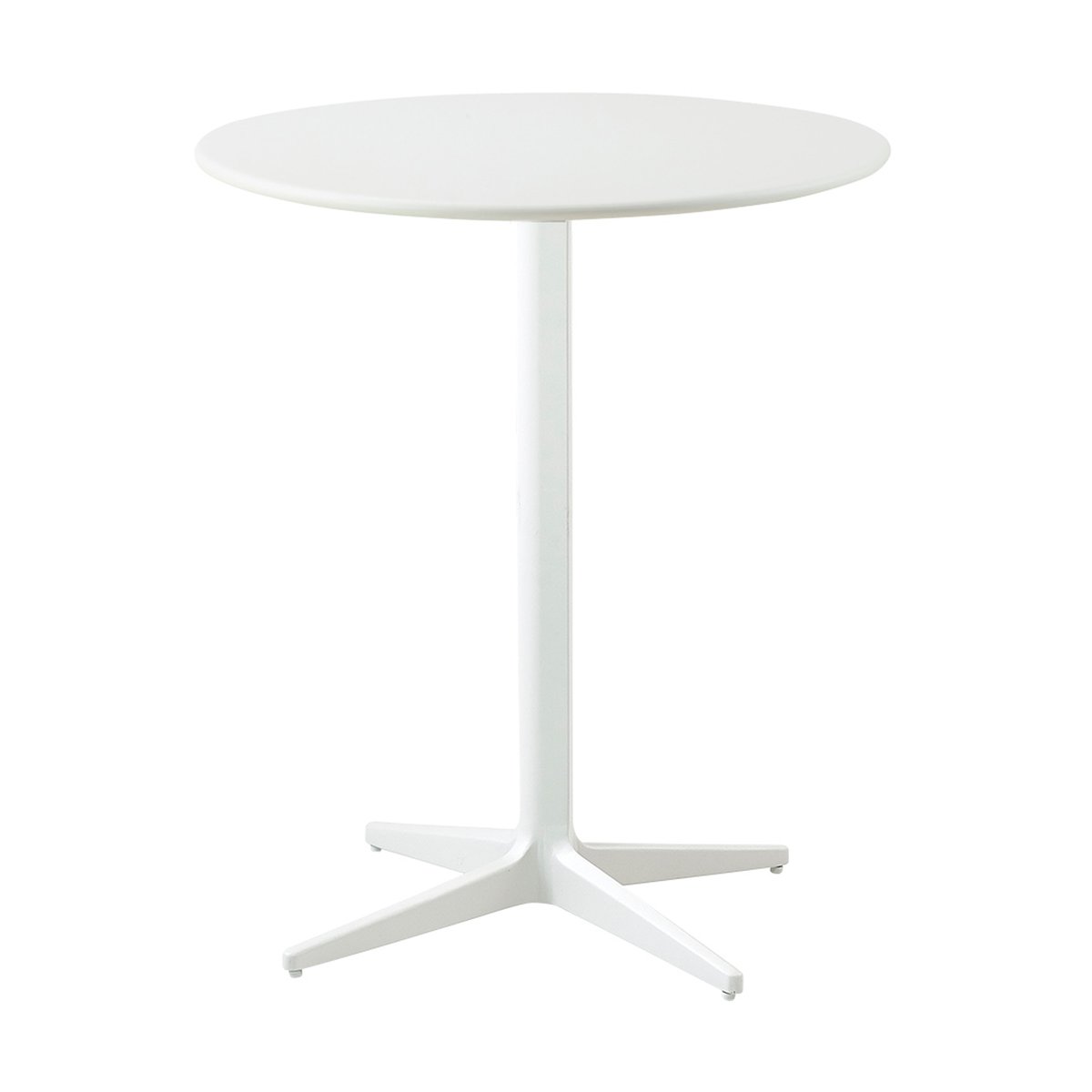 Cane-line Drop coffee table Ø60 cm White-white | Scandinavian Design | Garden tables | White