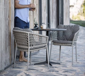 Drop coffee table Ø80 cm - Lava grey-lava grey - Cane-line