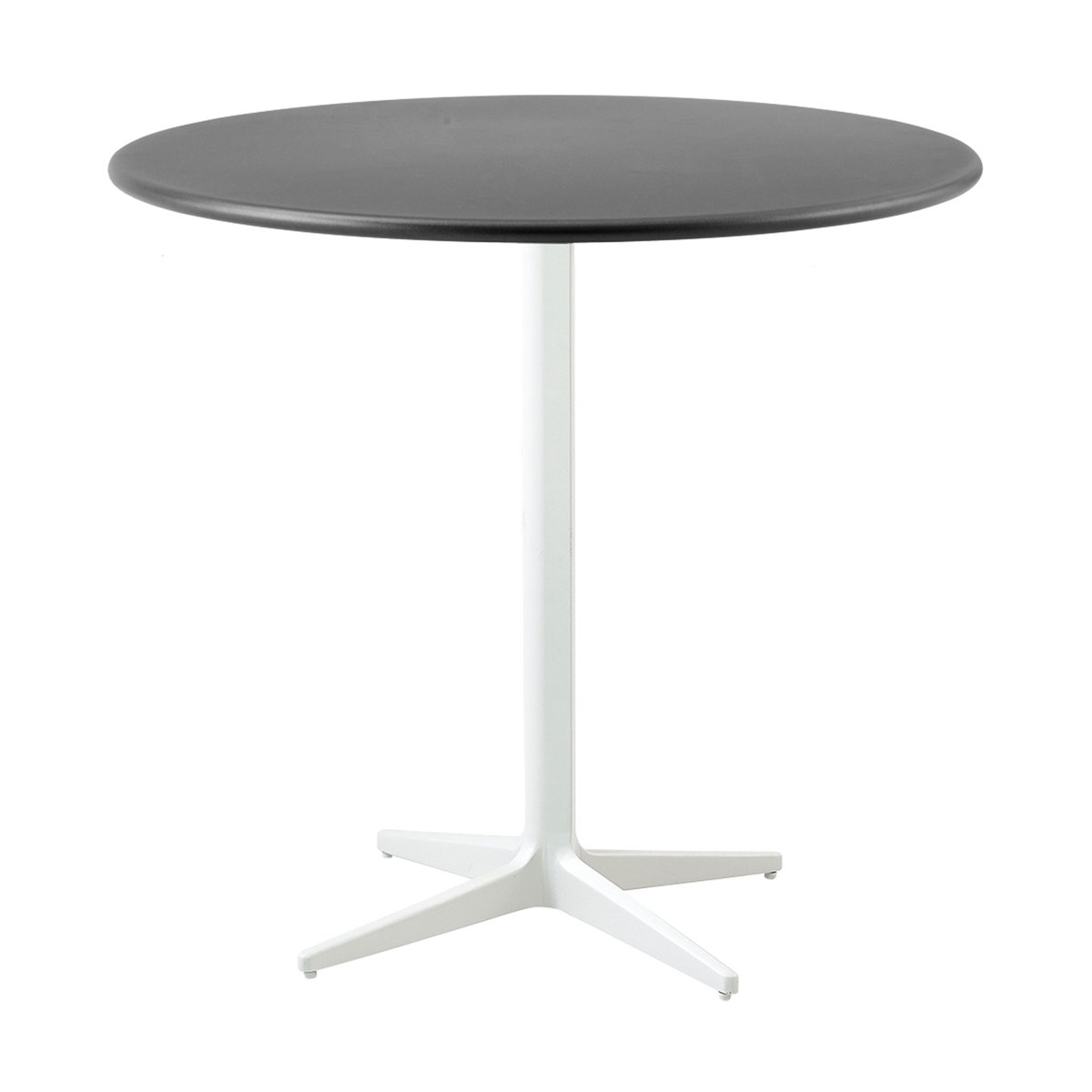 Cane-line Drop coffee table o80 cm Lava grey-white | Scandinavian Design | Garden tables | Grey