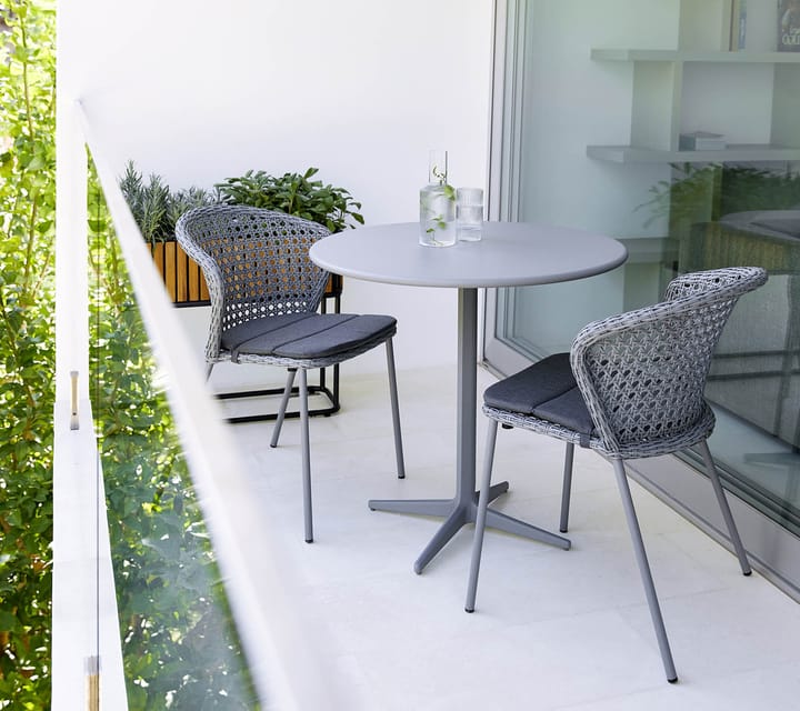 Drop coffee table Ø80 cm, Light grey-light grey Cane-line