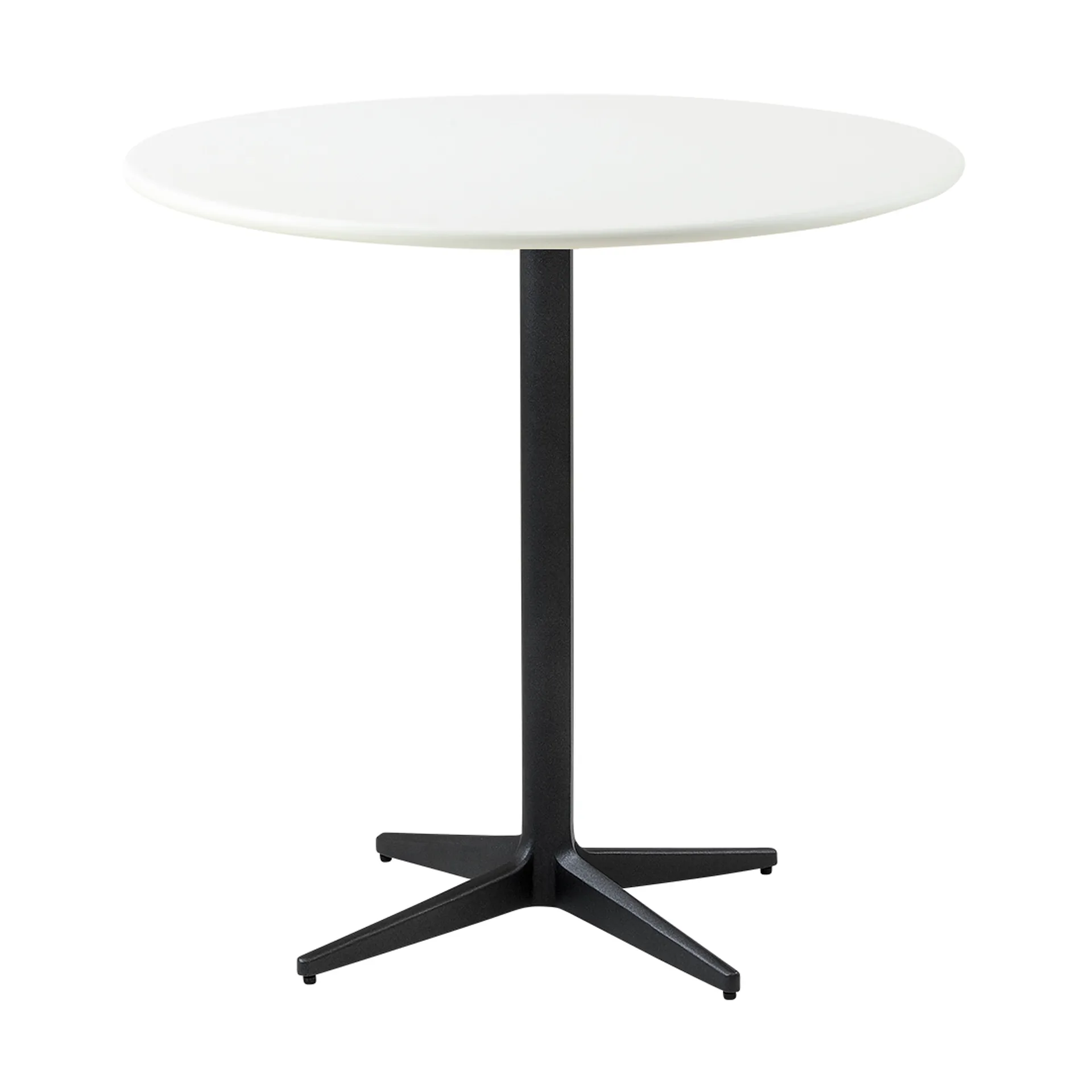 Drop coffee table Ø80 cm, White-lava grey Cane-line