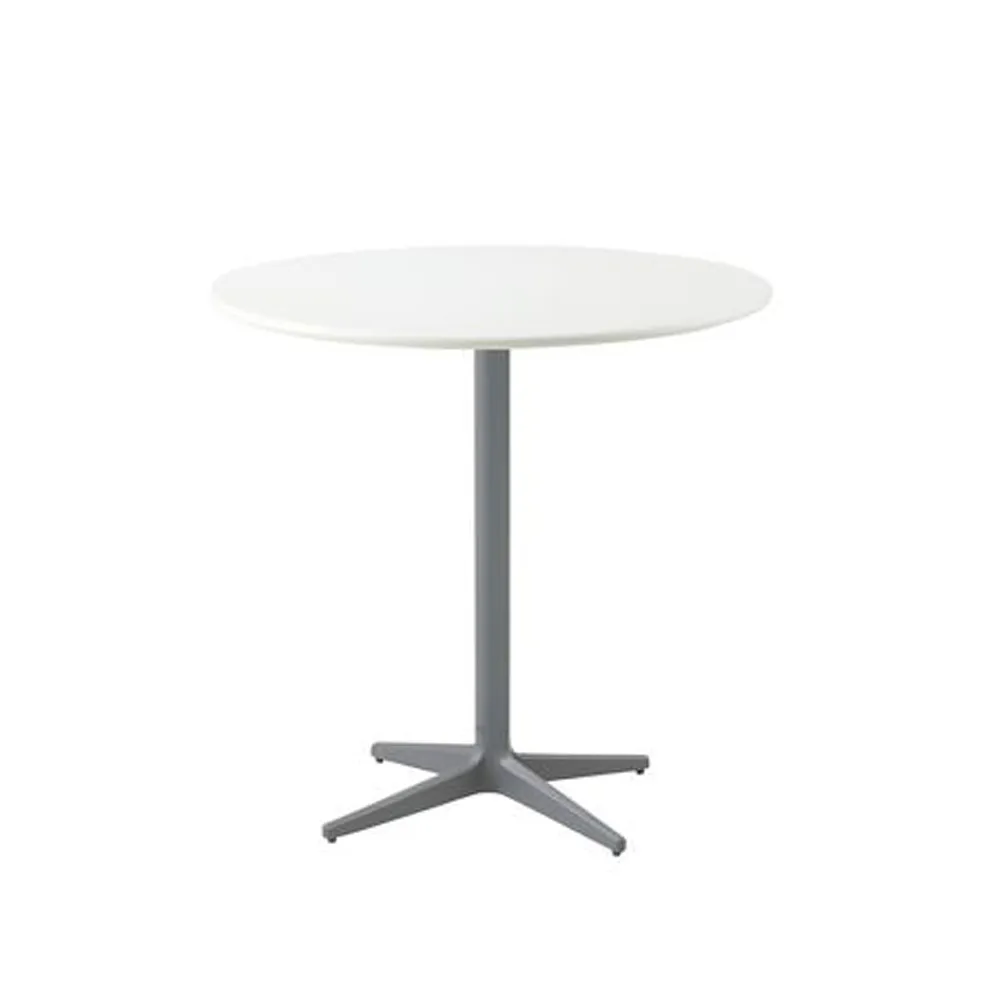 Cane-line Drop coffee table o80 cm White-light grey