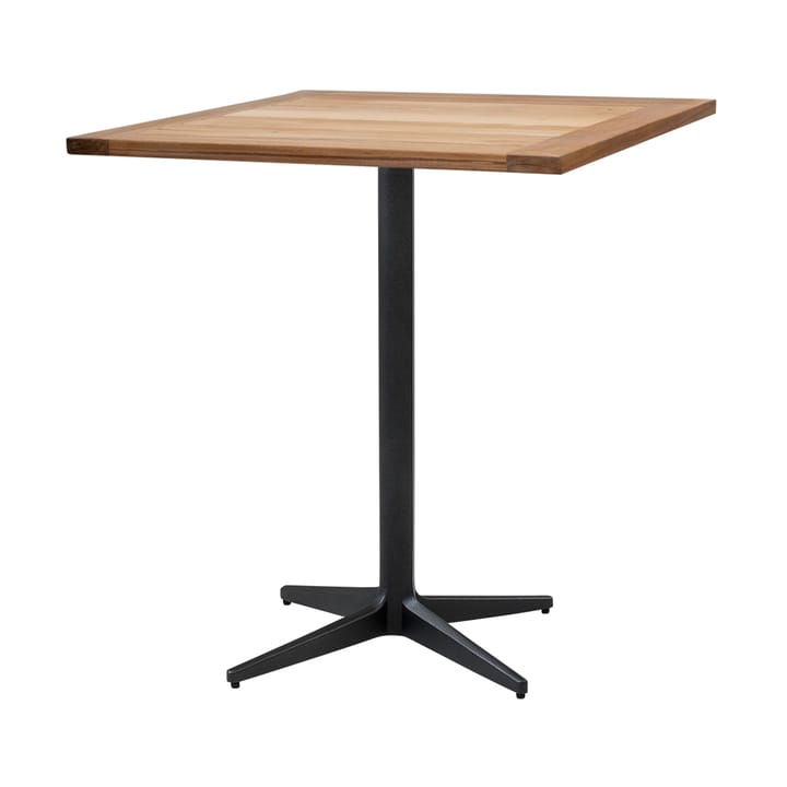Drop coffee table teak 72x72 cm - Lava grey frame - Cane-line