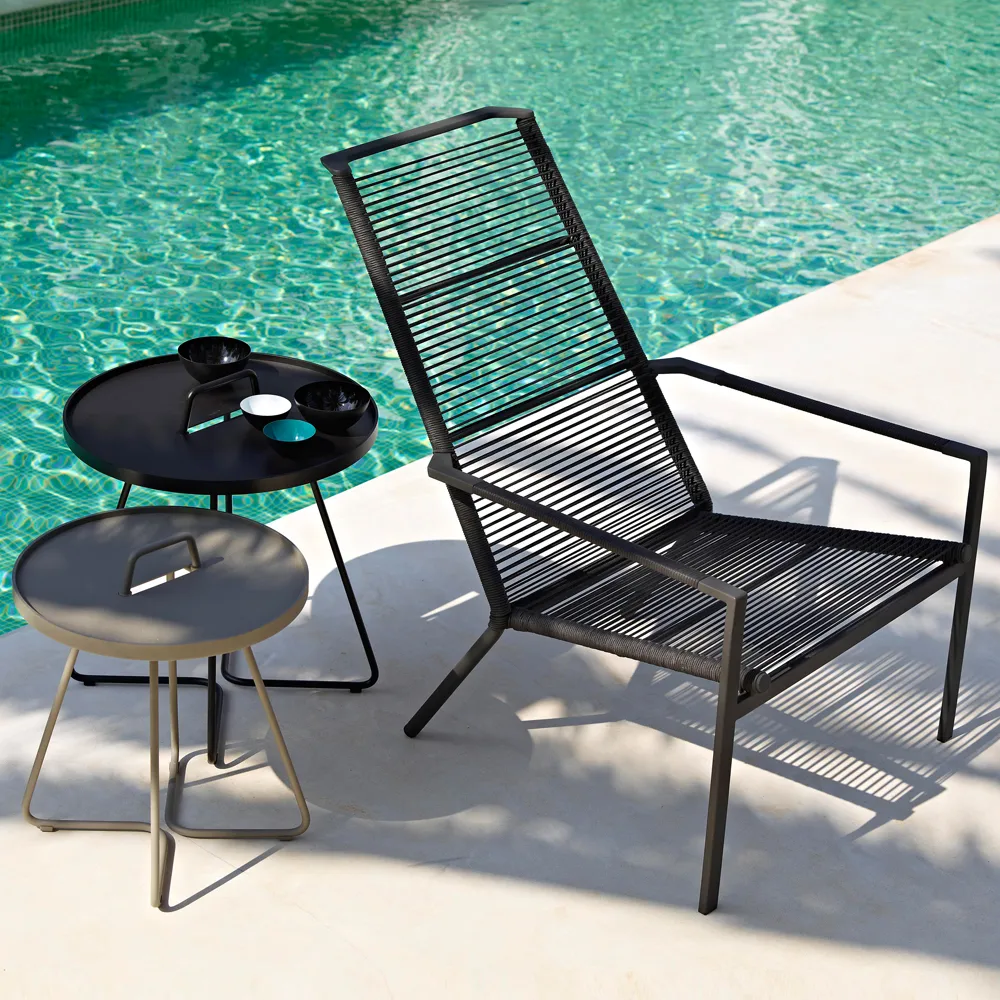 Edge sun chair, Anthracite Cane-line