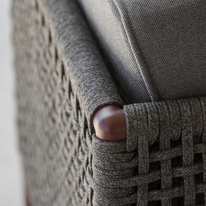 Encore lounge armhair - Cane-Line airtouch bordeaux/dark grey, incl. cushions - Cane-line