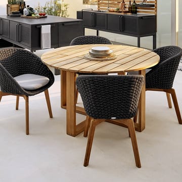 Endless dining table round teak - Ø130 cm - Cane-line