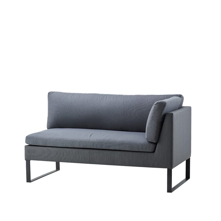 Flex modular sofa - Grey, left, incl. cushions - Cane-line