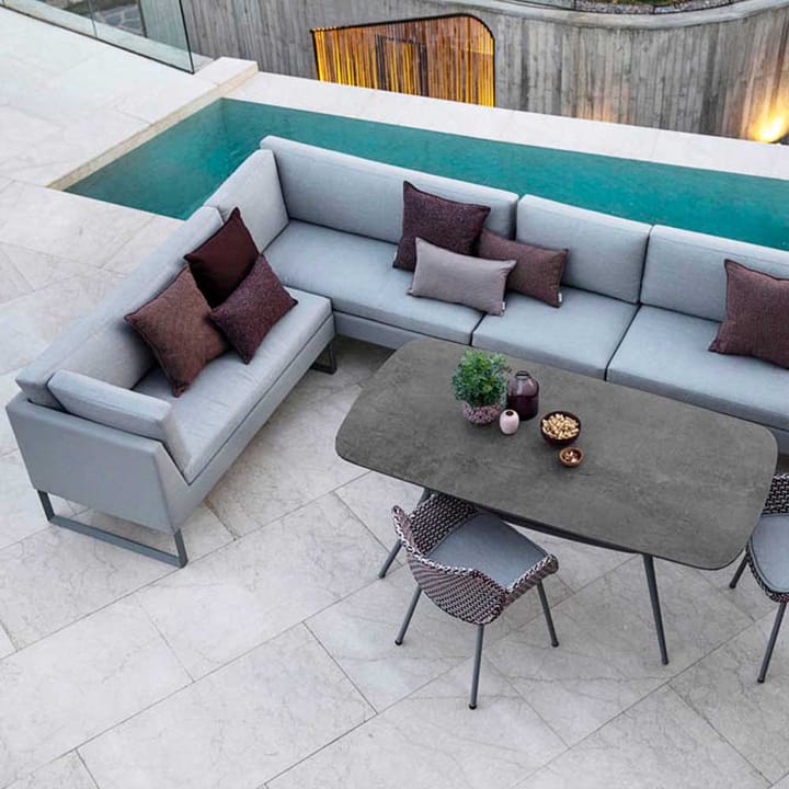 Flex modular sofa, Grey, right, incl. cushions Cane-line