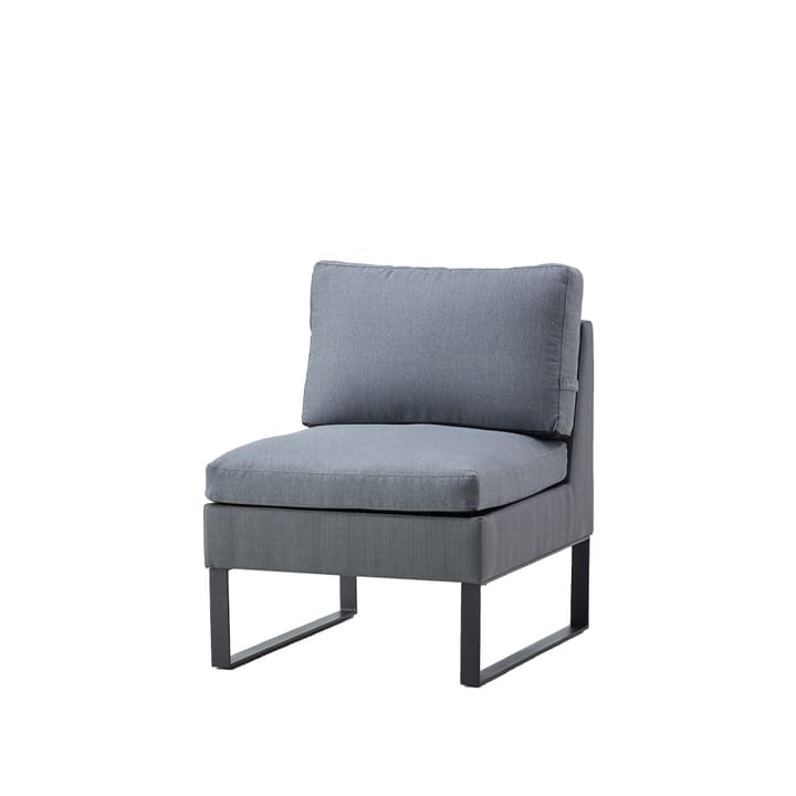 Flex modular sofa - Grey, single, incl. cushions - Cane-line