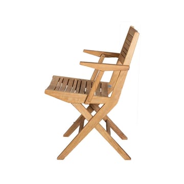 Flip folding chair - Teak, with armrests - Cane-line