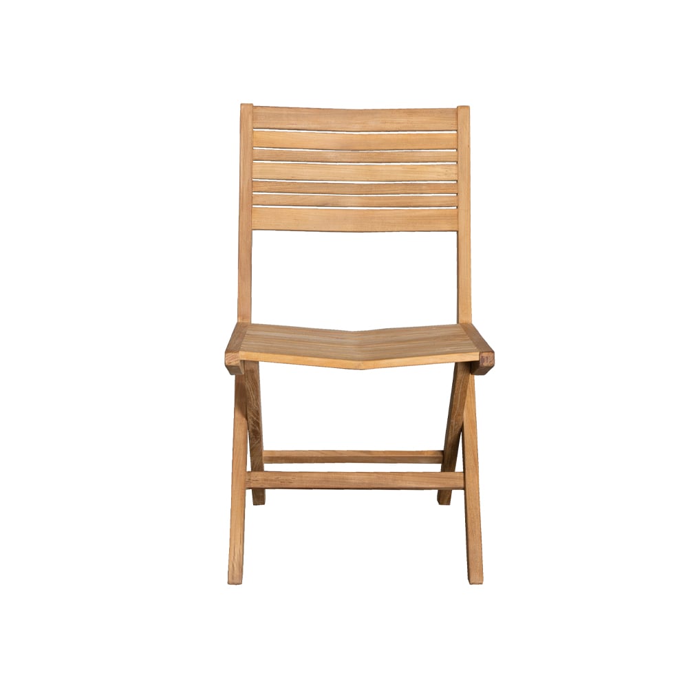 Cane-line Flip folding chair Teak | Scandinavian Design | Garden chairs | Brown