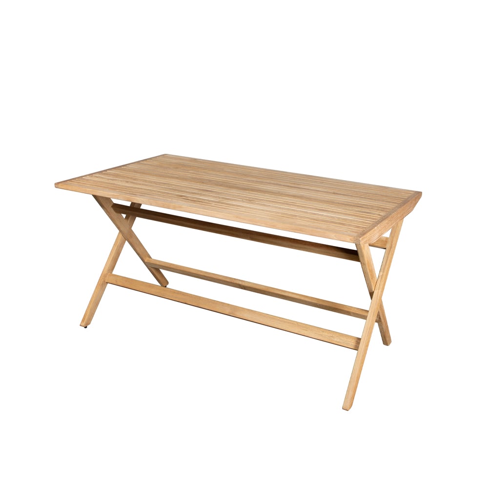 Cane-line Flip folding table 140x80x72.5 cm Teak | Scandinavian Design | Garden tables | Brown