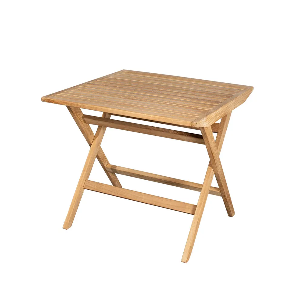 Flip folding table 80x80x72.5 cm, Teak Cane-line