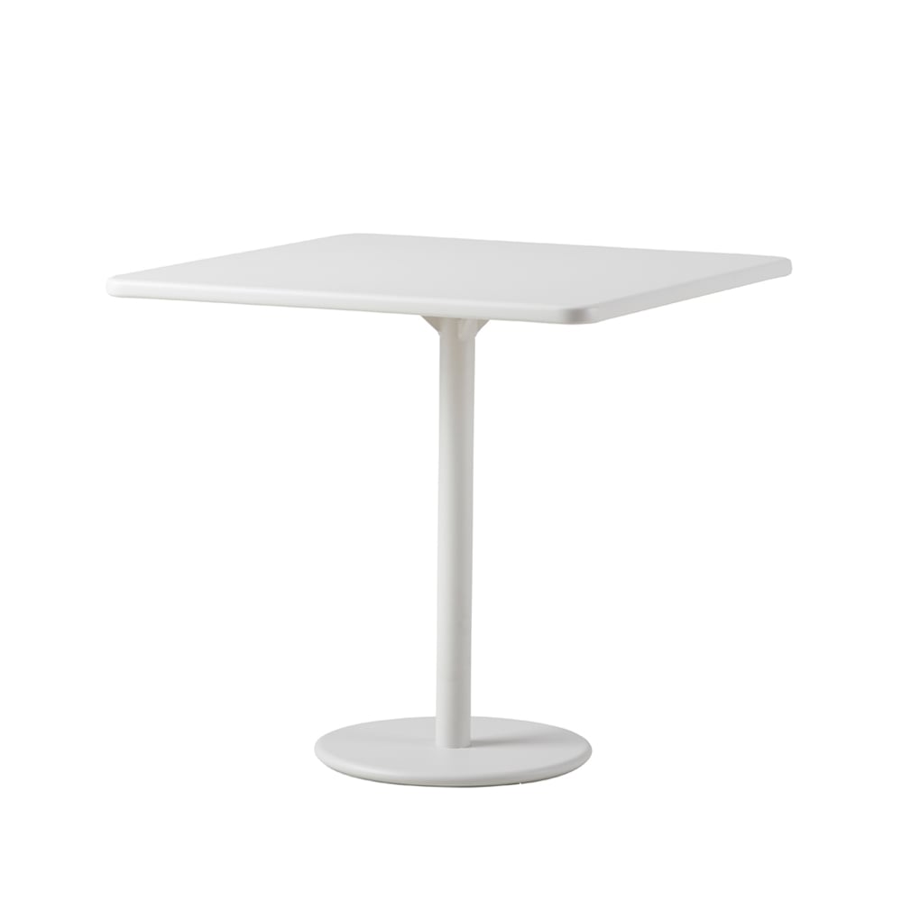 Cane-line Go coffee table 75x75 cm Vit-vit | Scandinavian Design | Garden tables | White