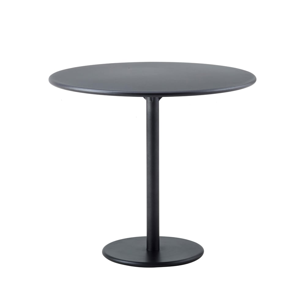 Cane-line Go coffee table o80 cm Lava grey-lava grey