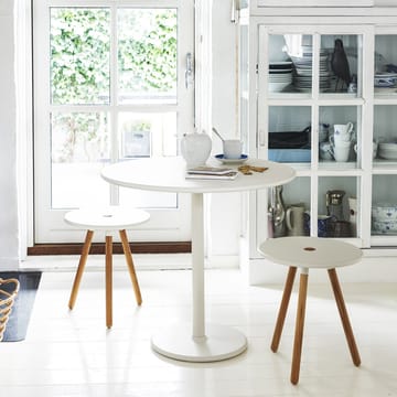 Go coffee table Ø80 cm - White-white - Cane-line