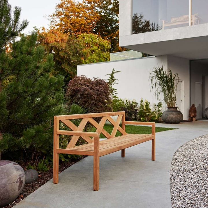 Grace 3-seater bench, Teak Cane-line