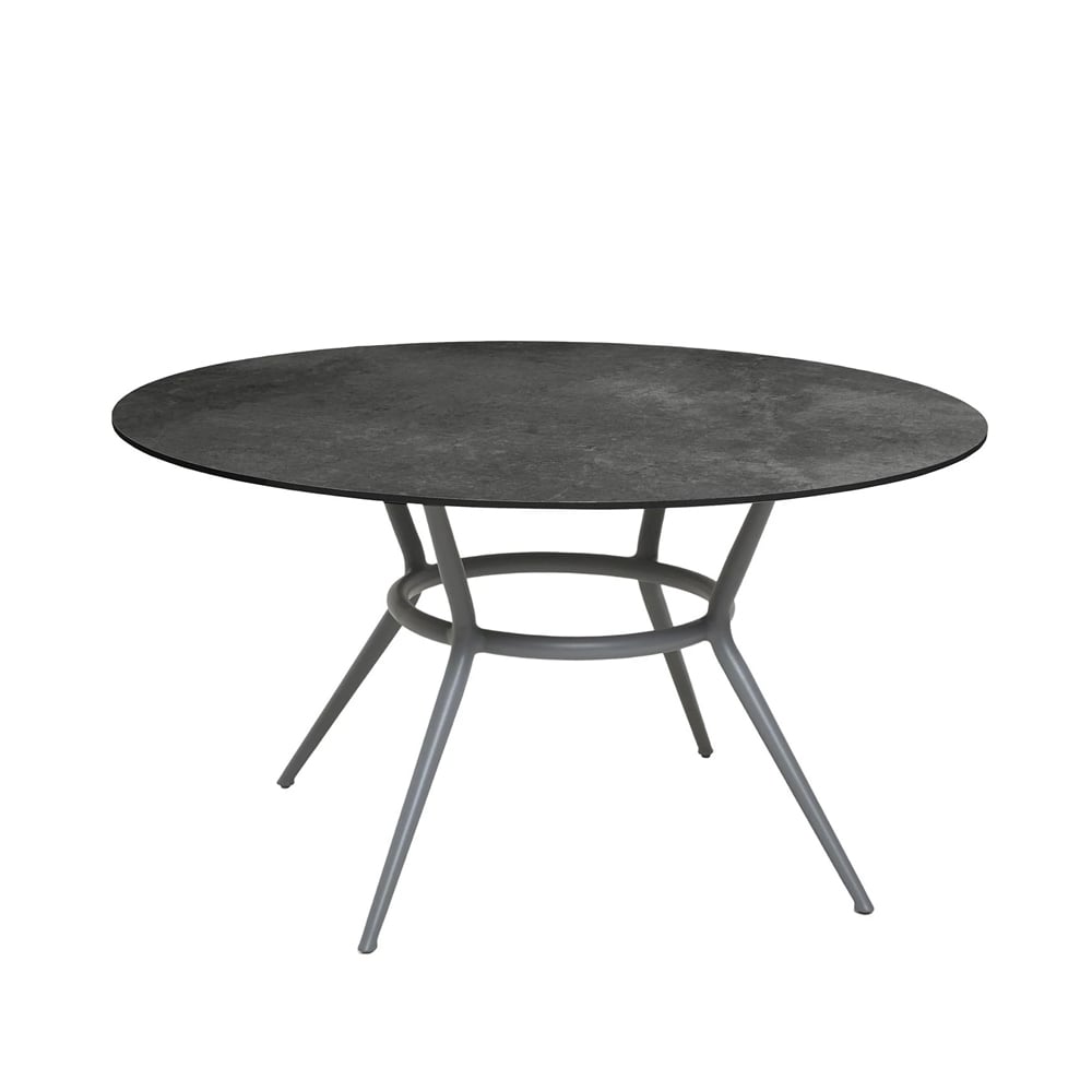 Cane-line Joy dining table round Dark grey-light grey o144 cm