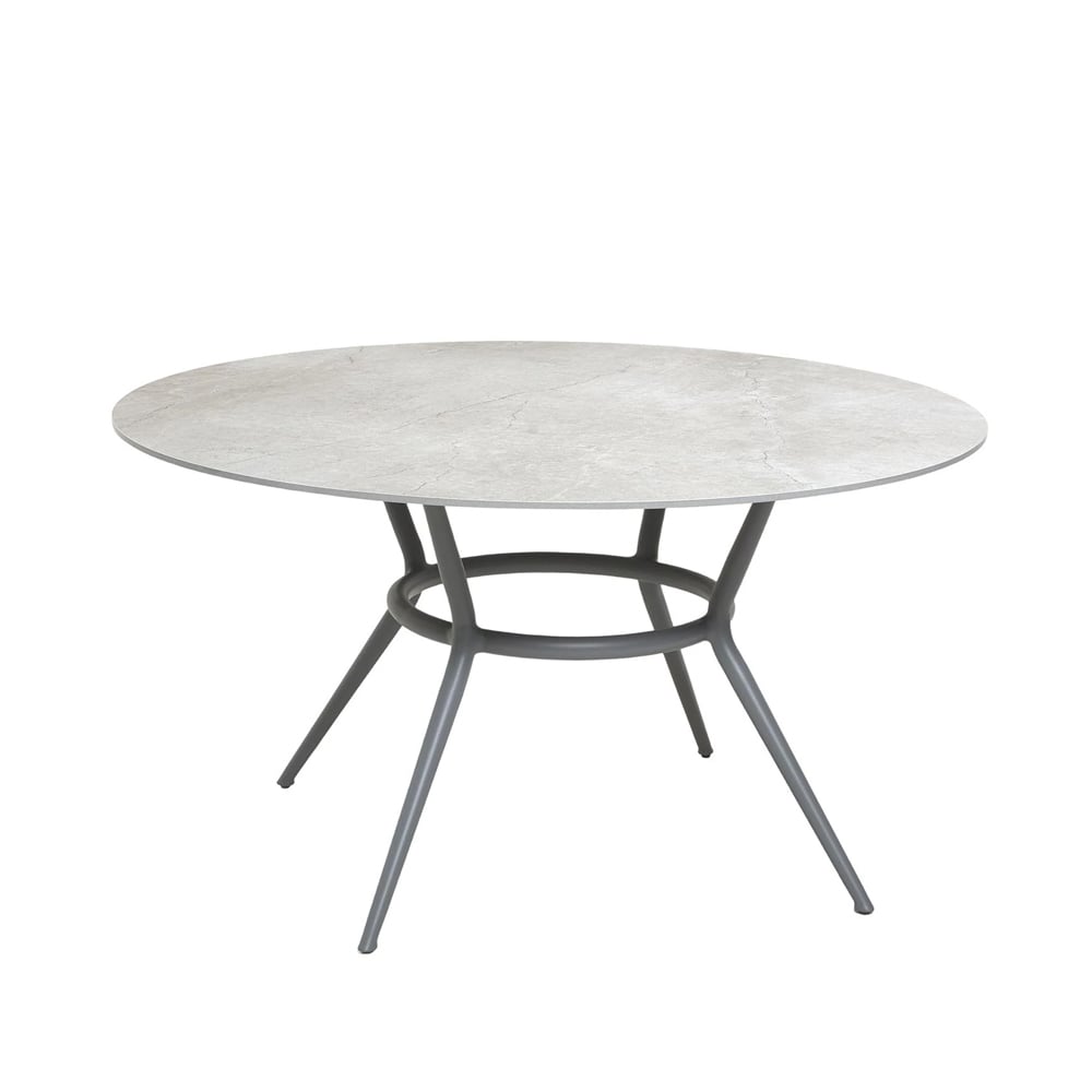 Cane-line Joy dining table round Fossil grey-light grey o144 cm