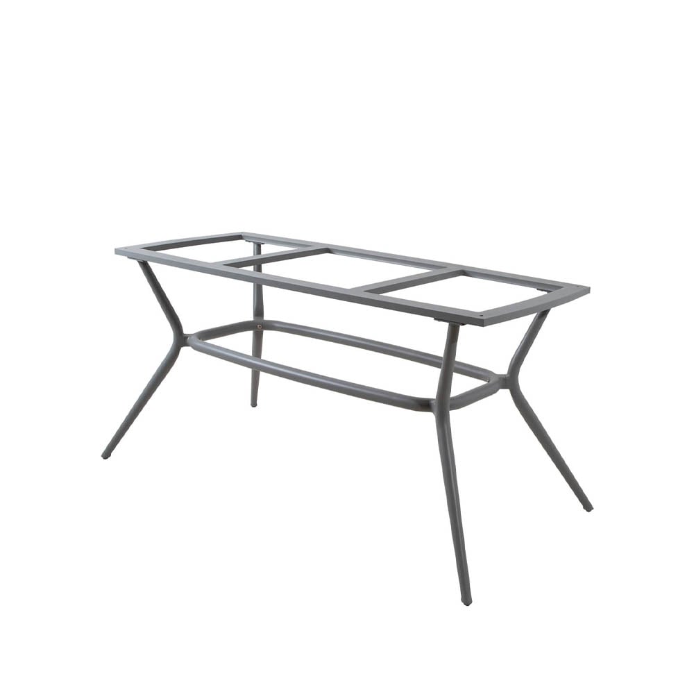 Cane-line Joy table base 180x90x71 cm Light grey | Scandinavian Design | Garden tables | Grey