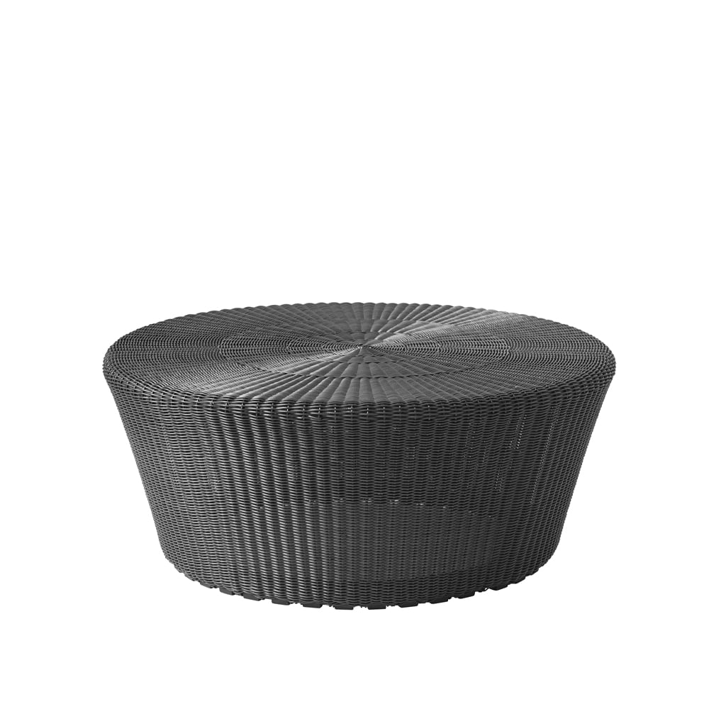 Cane-line Kingston footstool Graphic, Ø75cm | Scandinavian Design | Grey