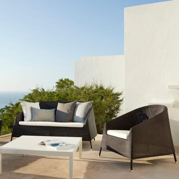 Kingston lounge sofa 2-seater - White grey - Cane-line