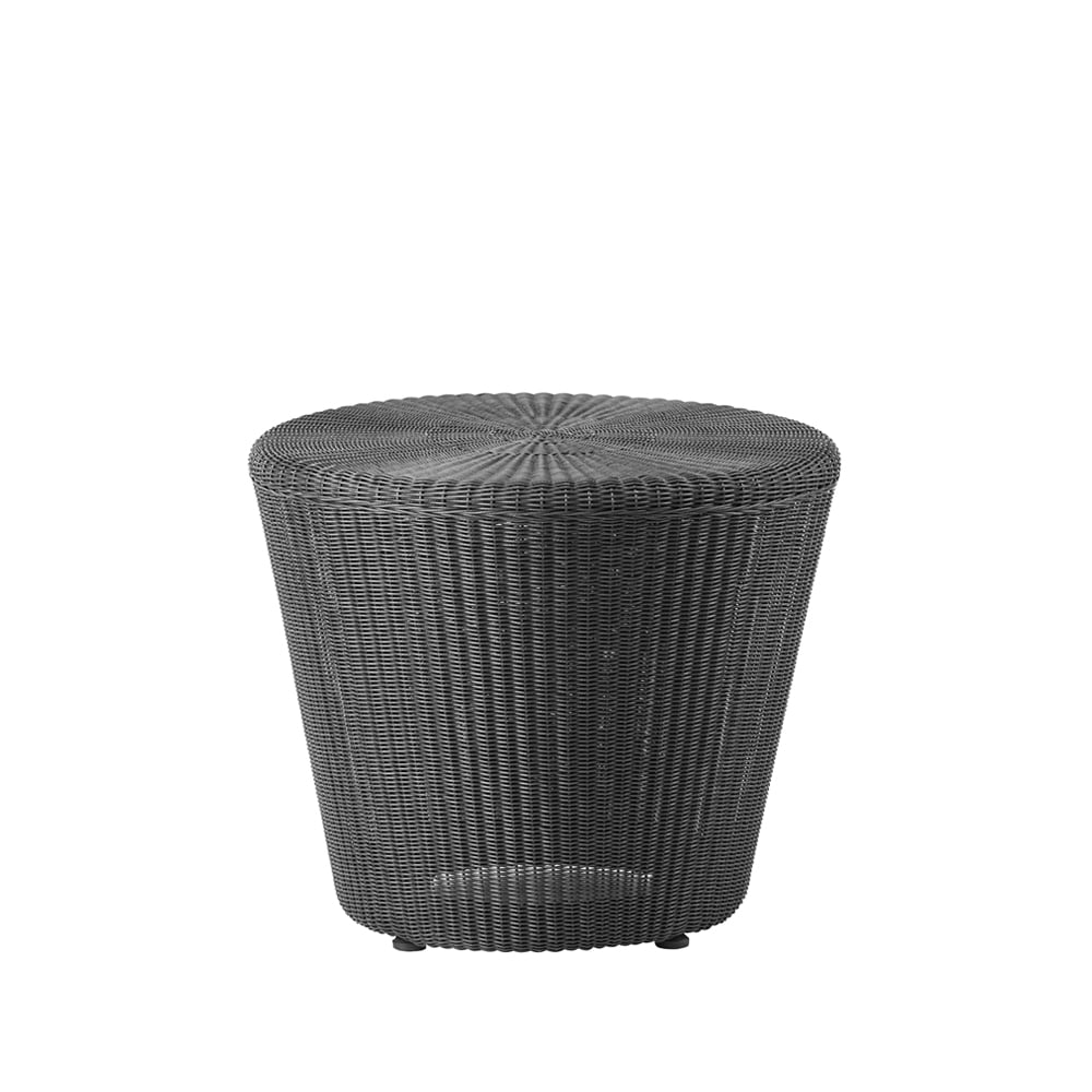Cane-line Kingston table/footstool o46 cm Graphic | Scandinavian Design | Garden chairs | Grey