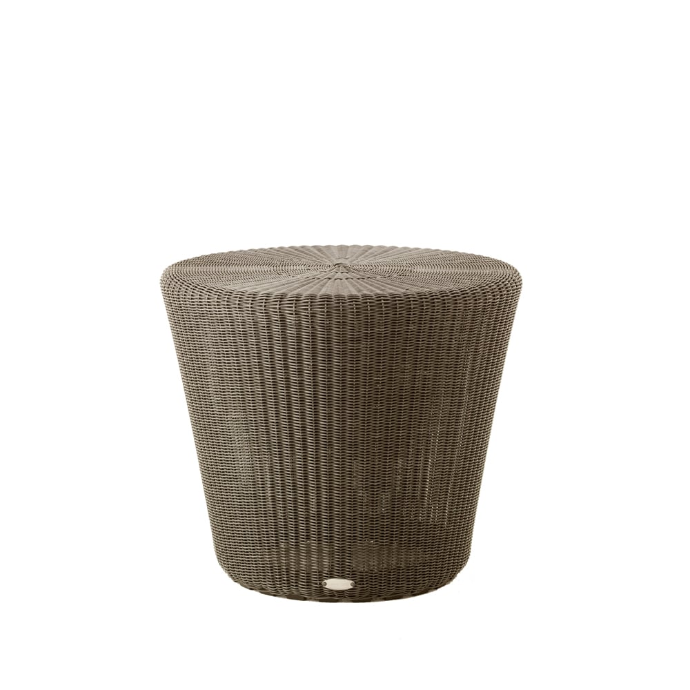 Cane-line Kingston table/footstool Ø46 cm Mocha | Scandinavian Design | Garden chairs | Brown