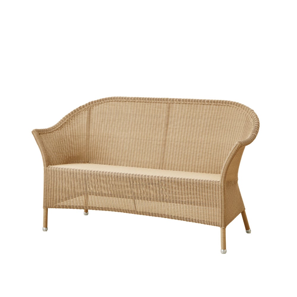 Cane-line Lansing sofa 2-seater weave Natural | Scandinavian Design | Beige